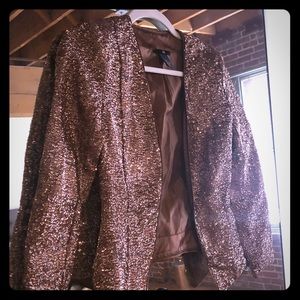 H&M metallic blazer